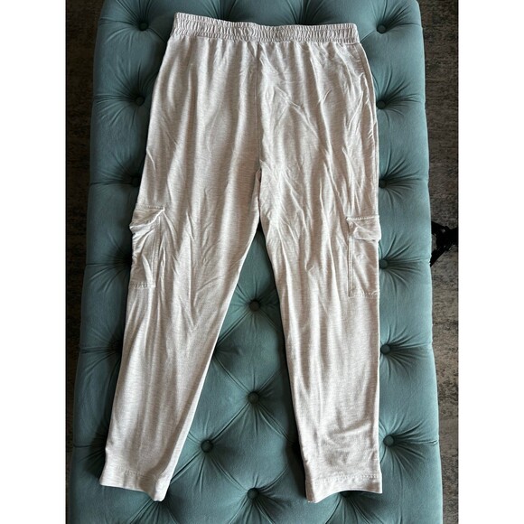 Banana Republic Cargo Jogger Track Pants Athletic Lounge Style Womens sz Medium - Picture 3 of 8